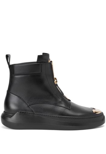 Giuseppe Zanotti Stivaletti Denoel con zip - Nero