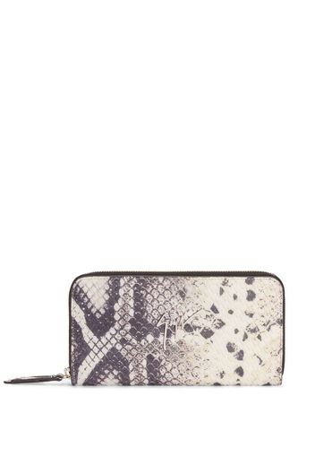 Giuseppe Zanotti Charlotte snakeskin wallet - Rosa