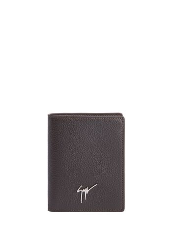 Giuseppe Zanotti Albert leather wallet - Marrone