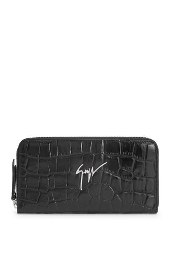 Giuseppe Zanotti Paula logo-print leather wallet - Nero