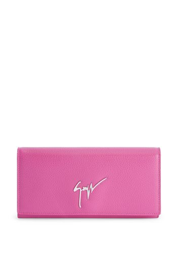 Giuseppe Zanotti Selene logo-lettering wallet - Rosa