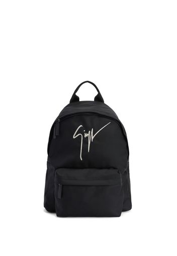 Giuseppe Zanotti Bud logo-print backpack - Nero