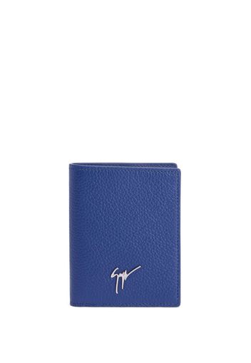 Giuseppe Zanotti Albert leather cardholder - Blu