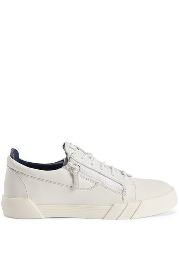 Giuseppe Zanotti panelled leather sneakers - Bianco