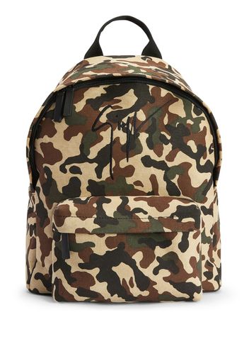 Giuseppe Zanotti camouflage-pattern backpack - Toni neutri