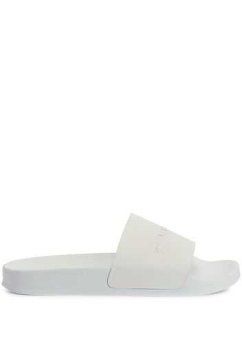 Giuseppe Zanotti Sandali slides con stampa - Bianco