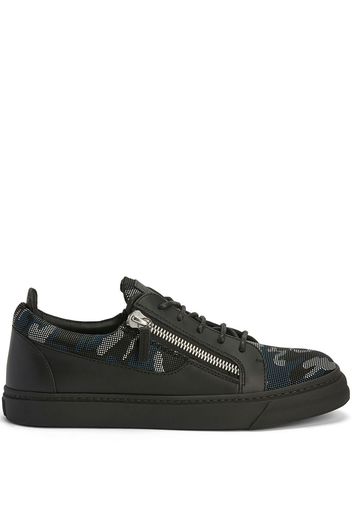 Giuseppe Zanotti camouflage print low-top sneakers - Nero