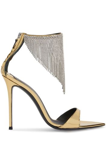 Giuseppe Zanotti Sandali Intriigo Crystal - Oro