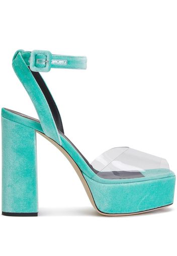 Giuseppe Zanotti Sandali con plateau 120mm - Blu