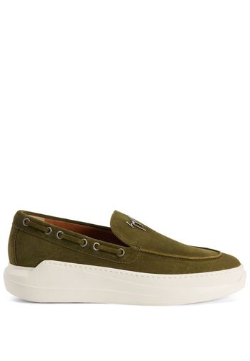 Giuseppe Zanotti Conley suede derby shoes - Verde