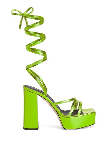 Giuseppe Zanotti Sandali Flavienne 120mm - Verde