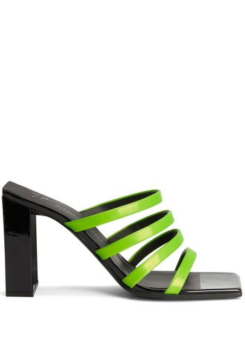 Giuseppe Zanotti 85mm block-heel strappy sandals - Verde