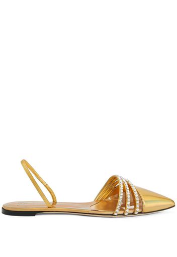 Giuseppe Zanotti Pumps con strass Claralie - Oro