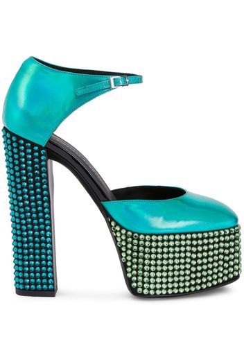 Giuseppe Zanotti Pumps Bebe Strass 150mm - Verde