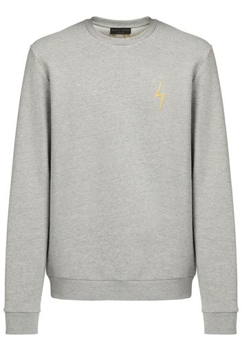 Giuseppe Zanotti logo cotton sweatshirt - Grigio