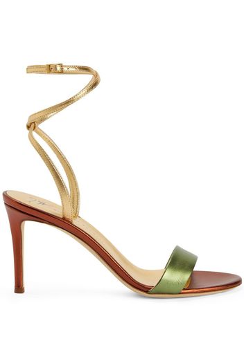 Giuseppe Zanotti Sandali Erwan metallizzati - Verde