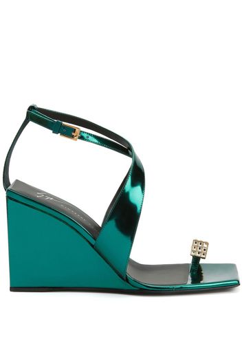 Giuseppe Zanotti Sandali Nihao Ring 105mm - Verde