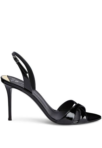 Giuseppe Zanotti Sandali Dorotee con cinturini 105mm - Nero