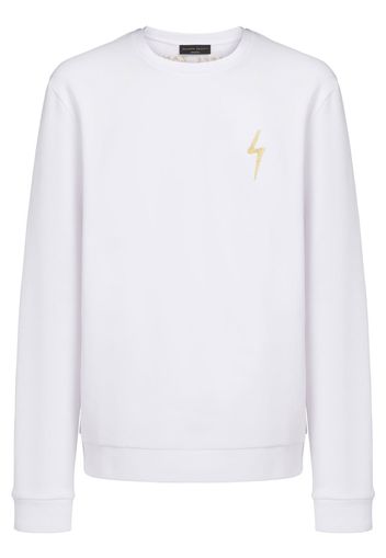 Giuseppe Zanotti logo cotton sweatshirt - Bianco