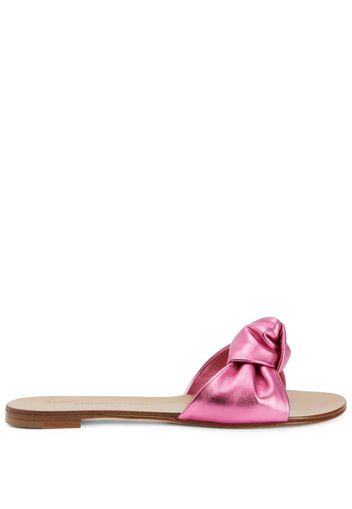 Giuseppe Zanotti Aycha knot-detailing flat sandals - Rosa