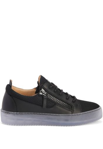 Giuseppe Zanotti Sneakers con inserti a rete - Nero