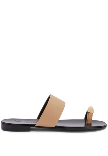 Giuseppe Zanotti Norbert slip-on slides - Marrone