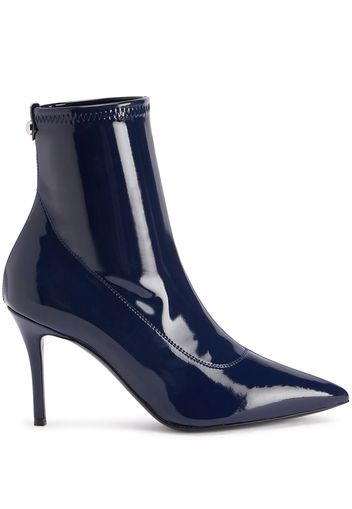 Giuseppe Zanotti Mirea 90mm leather ankle boots - Blu