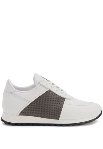 Giuseppe Zanotti Jimi Running panelled leather sneakers - Bianco