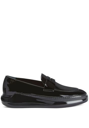 Giuseppe Zanotti Conley Glam patent leather loafers - Nero