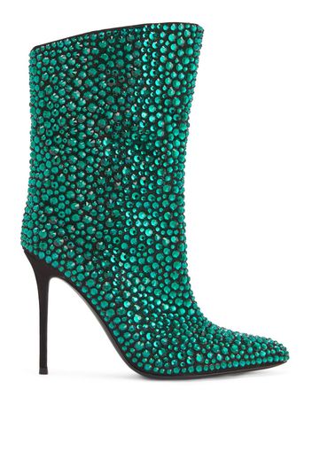 Giuseppe Zanotti Stivali Merissa con cristalli - GREEN