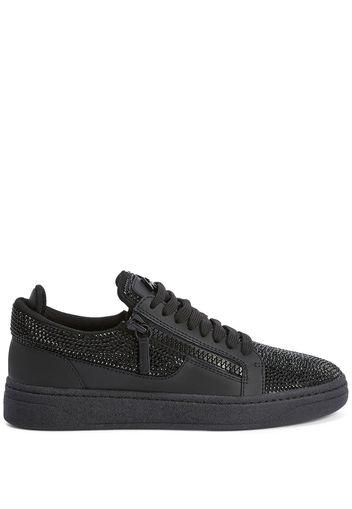 Giuseppe Zanotti Sneakers GZ 94 con cristalli - Nero