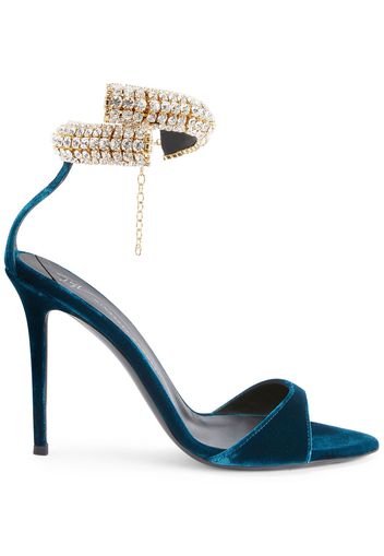 Giuseppe Zanotti Sandali Intriigo Bijoux 105mm - GREEN