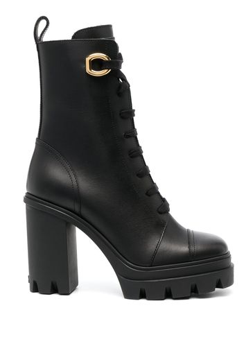 Giuseppe Zanotti Cubalibre leather boots - Nero