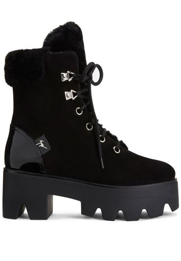 Giuseppe Zanotti Juliett Trek lace-up boots - Nero