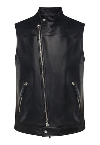 Giuseppe Zanotti Ares leather gilet - Nero