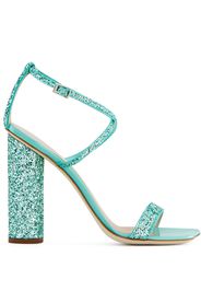 Giuseppe Zanotti Sandali Tara con paillettes - Verde