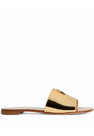 Giuseppe Zanotti Shirley metallic slides - Oro