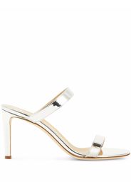 Giuseppe Zanotti Calista slip-on heeled sandals - Argento