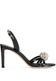 Giuseppe Zanotti crystal-embellished stiletto sandals - Nero