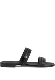 Giuseppe Zanotti Brad zip-detail sandals - Nero