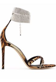 Giuseppe Zanotti Janell leopard-print sandals - Marrone