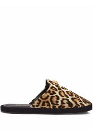 Giuseppe Zanotti Slippers con stampa Domitille - Marrone