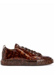 Giuseppe Zanotti Sneakers Blabber con effetto tartarugato - Marrone