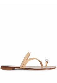 Giuseppe Zanotti Monili toe-strap sandals - Toni neutri