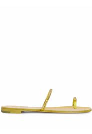 Giuseppe Zanotti Sandali con suola piatta Colorful - Giallo