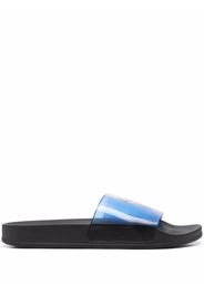 Giuseppe Zanotti Sandali slides con stampa - Blu