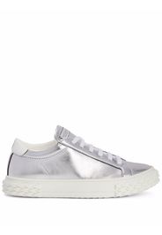 Giuseppe Zanotti Sneakers metallizzate Blabber - Grigio