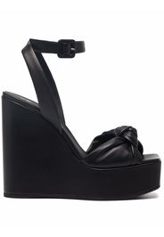 Giuseppe Zanotti 130mm platform leather sandals - Nero