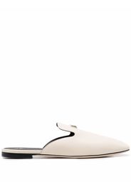 Giuseppe Zanotti square-toe mules - Bianco