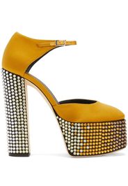 Giuseppe Zanotti Bebe Strass platform 150mm pumps - Giallo